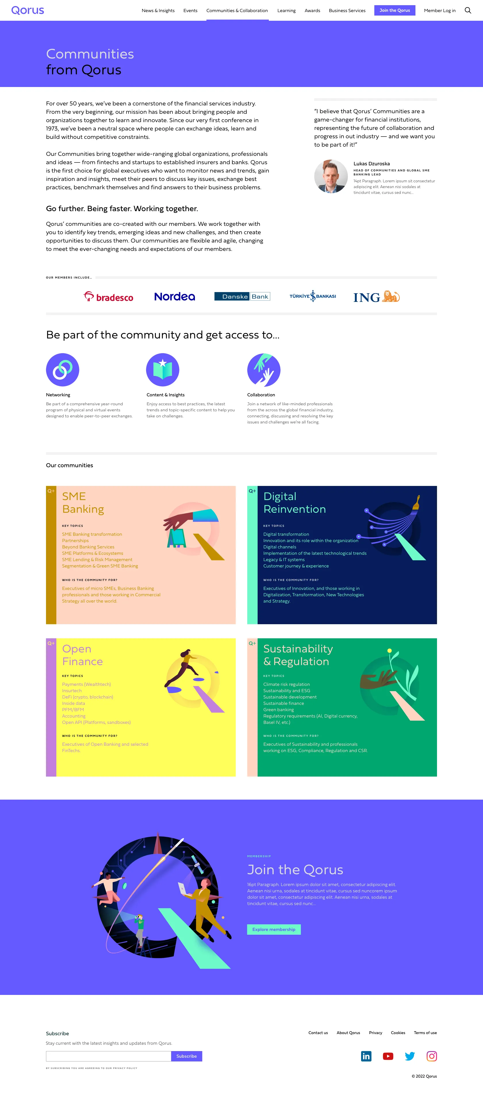 Example of work for Qorus