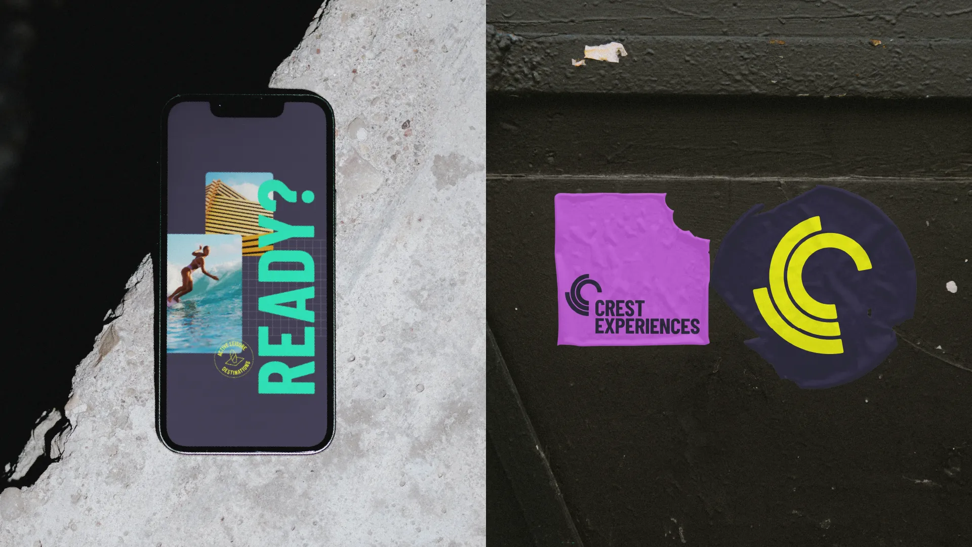 Example of work for Crest Experiences