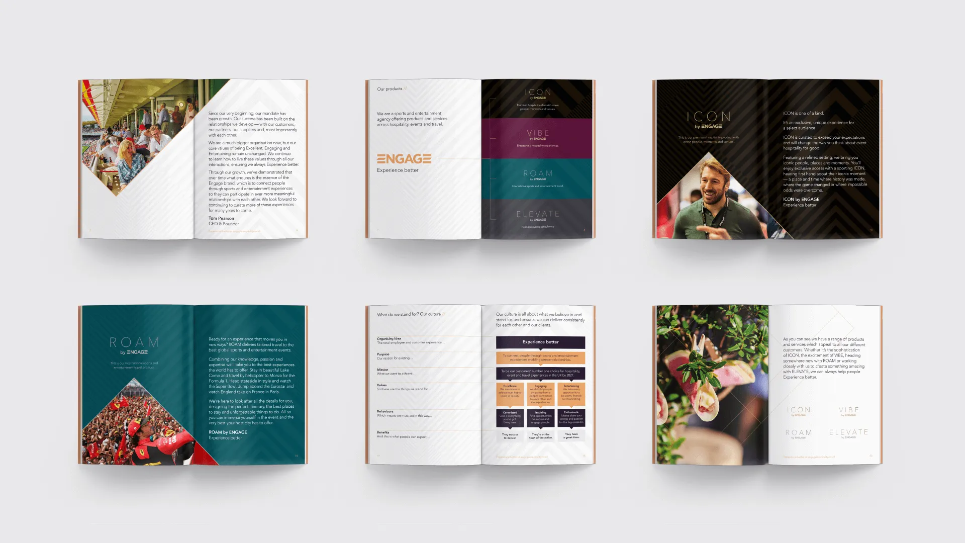 Example of work for Engage