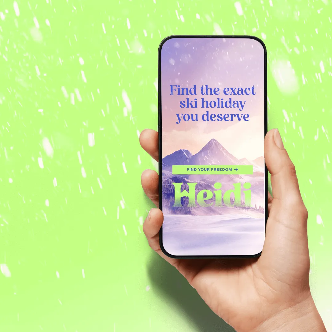 Example of work for Heidi Peak Season Campaign