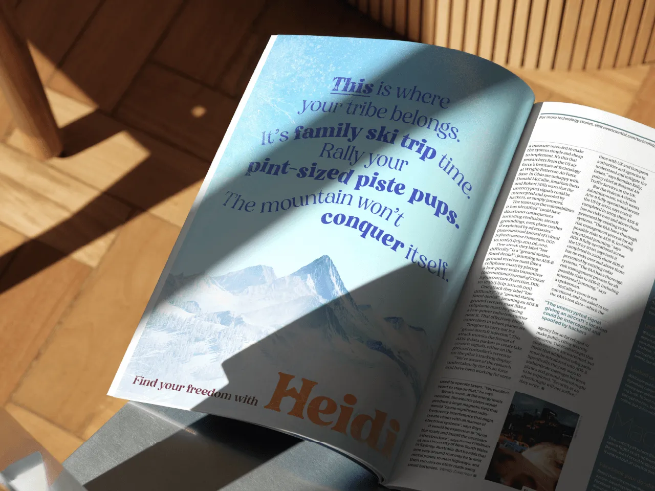 Example of work for Heidi Peak Season Campaign