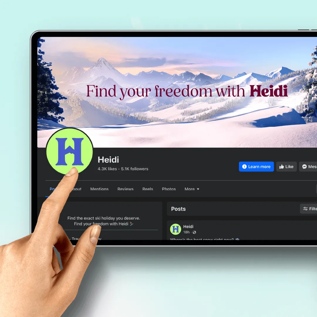 Example of work for Heidi Peak Season Campaign