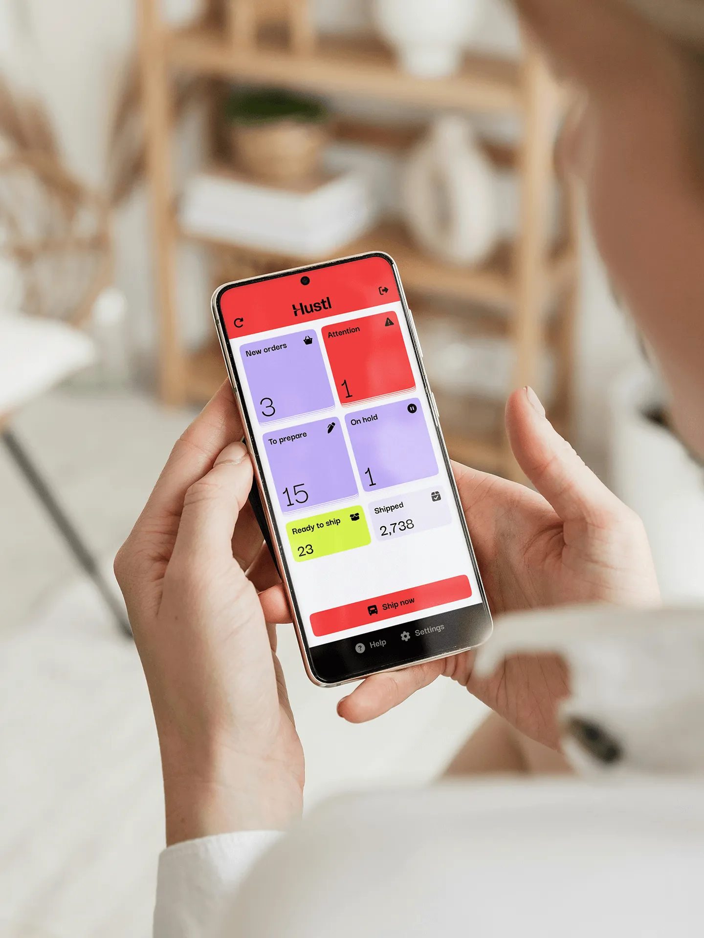 Example of work for Hustl