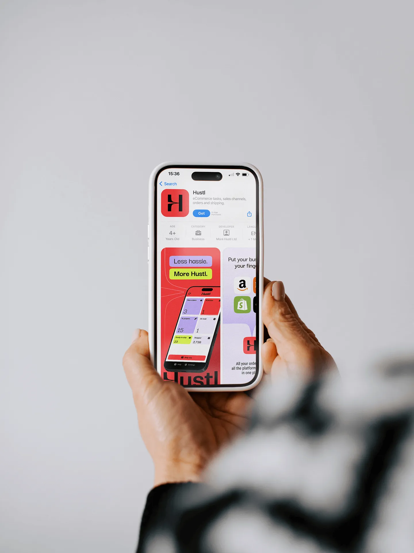 Example of work for Hustl