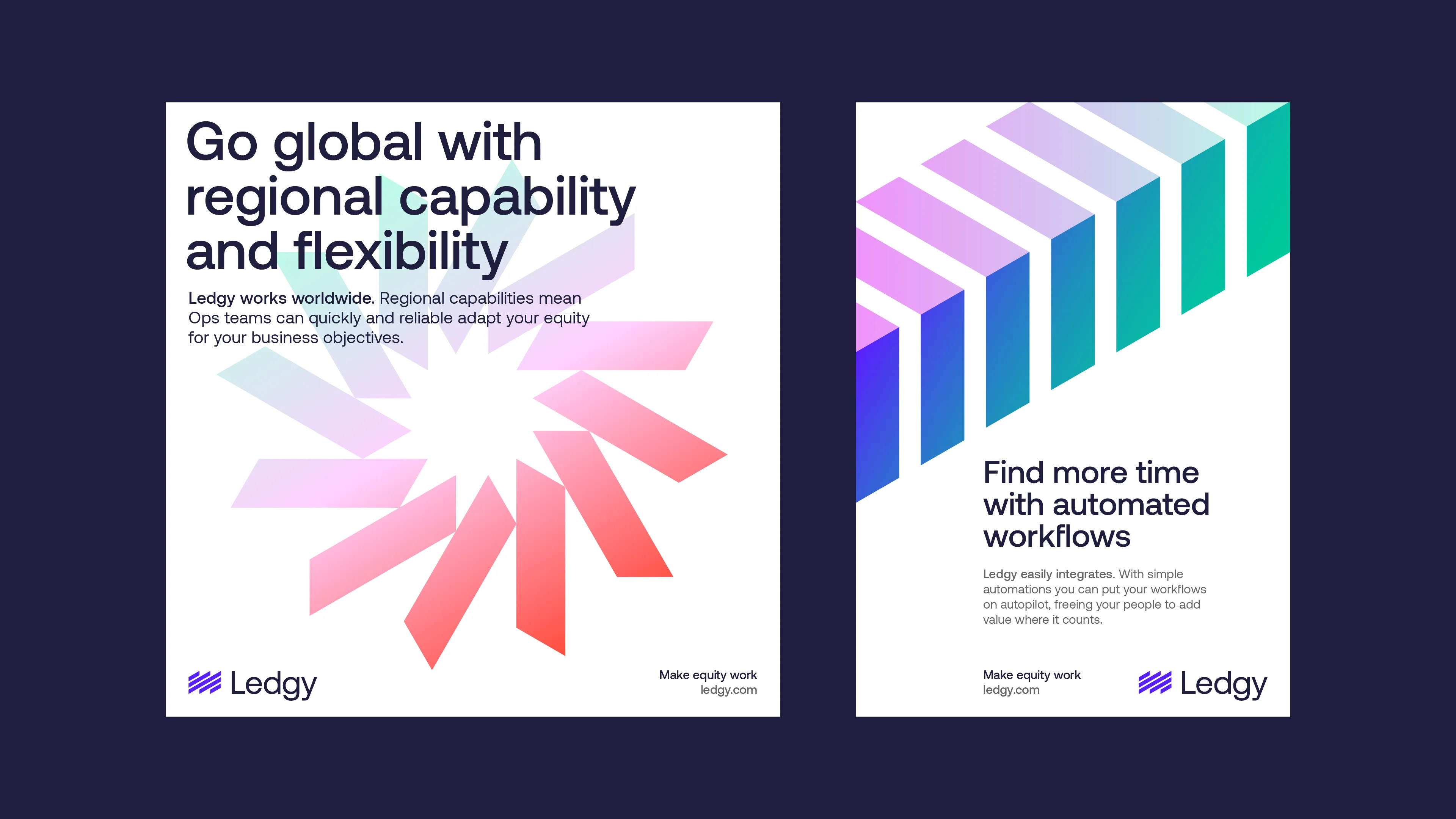 Example of work for Ledgy Brand