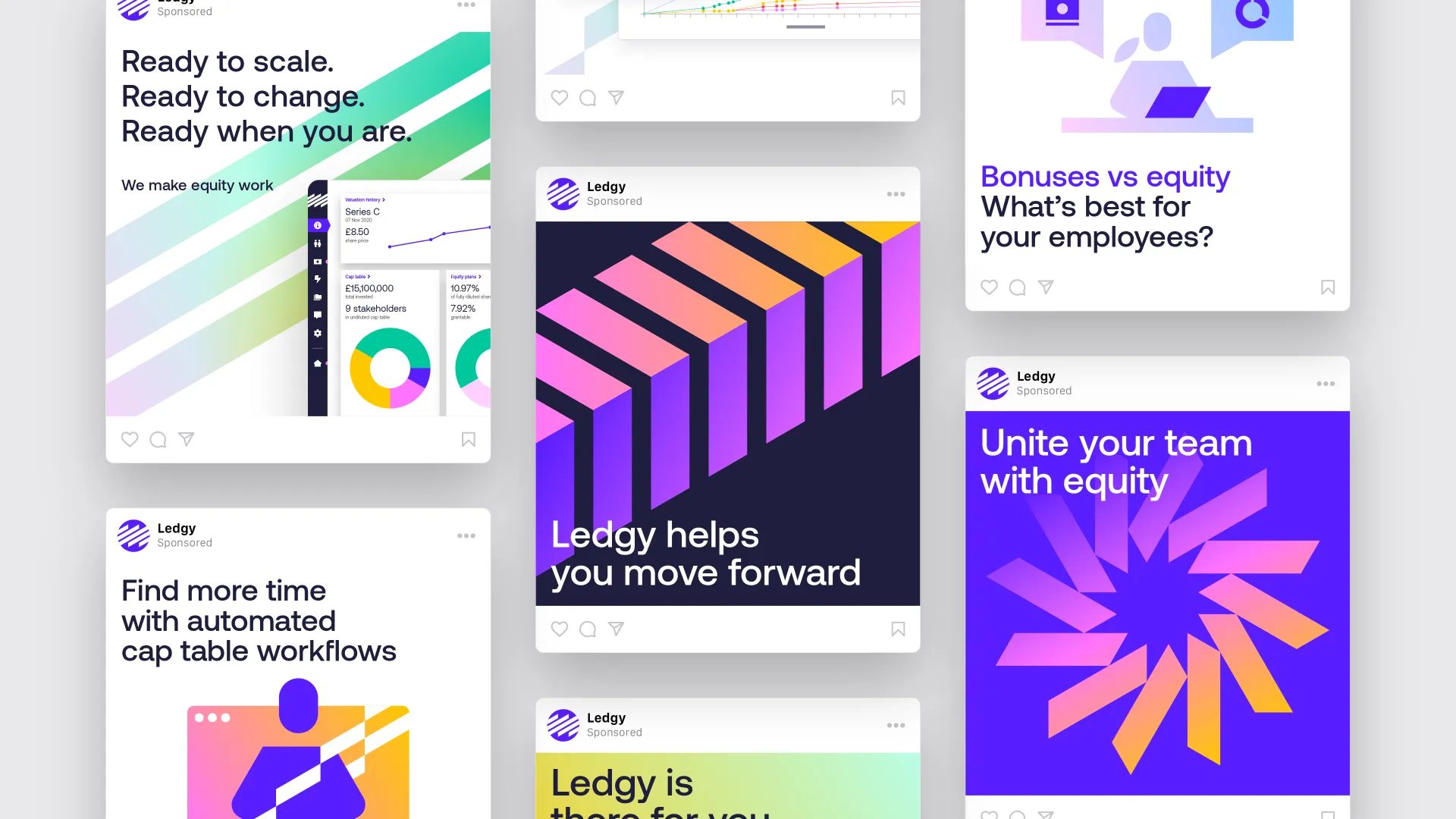 Example of work for Ledgy Brand