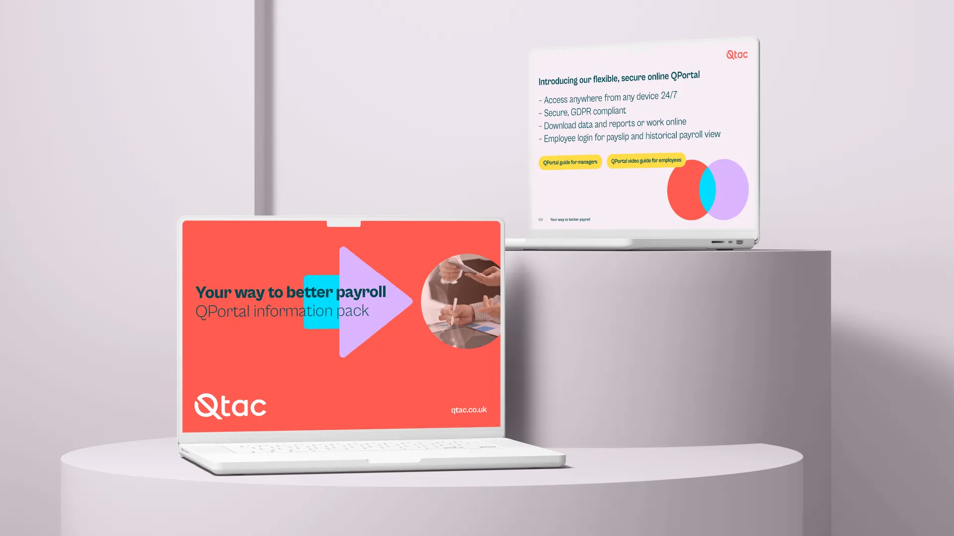 Example of work for Qtac Payroll