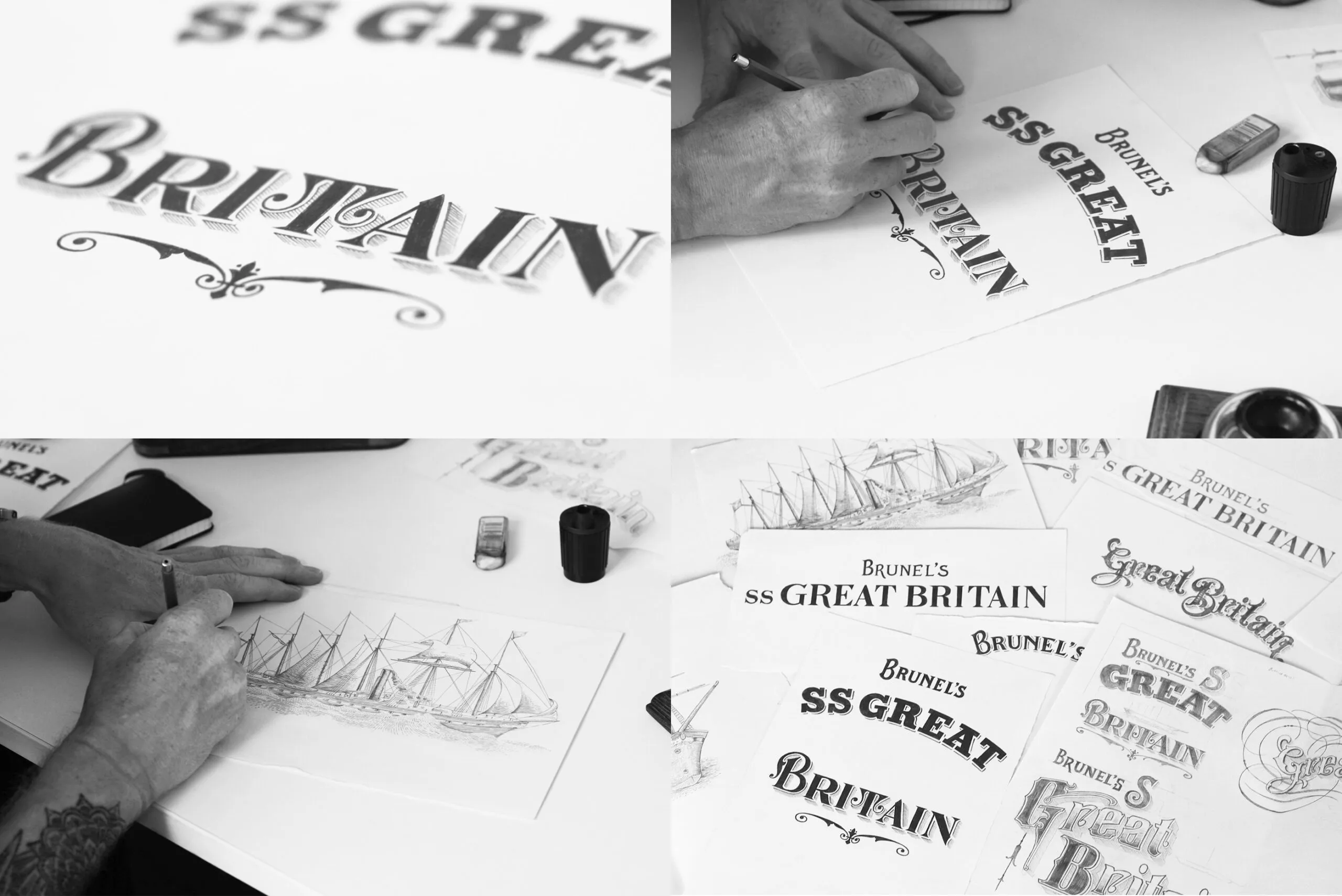 Example of work for Brunel’s SS Great Britain