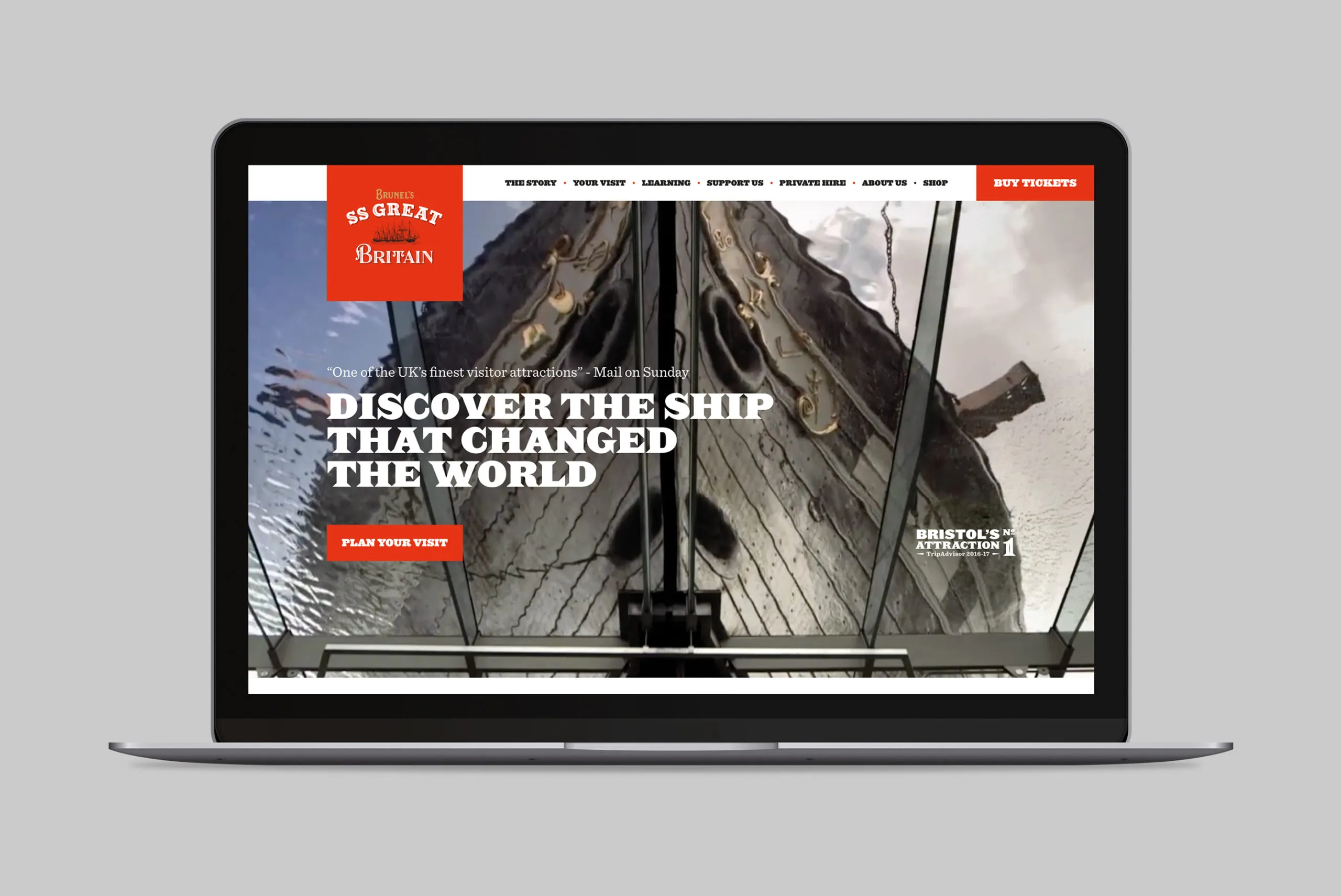Example of work for Brunel’s SS Great Britain