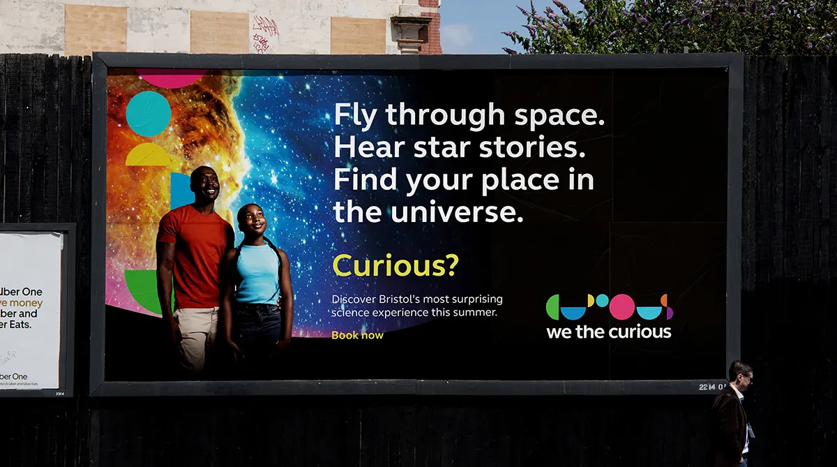 Billboard for We The Curious