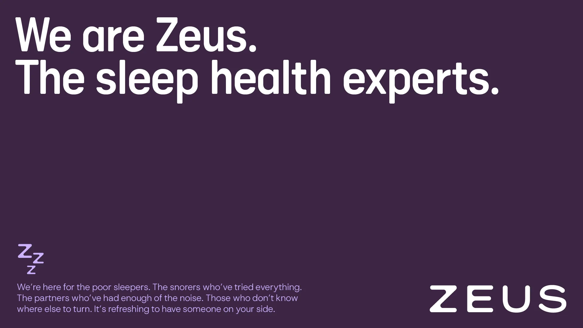 Example of work for Zeus