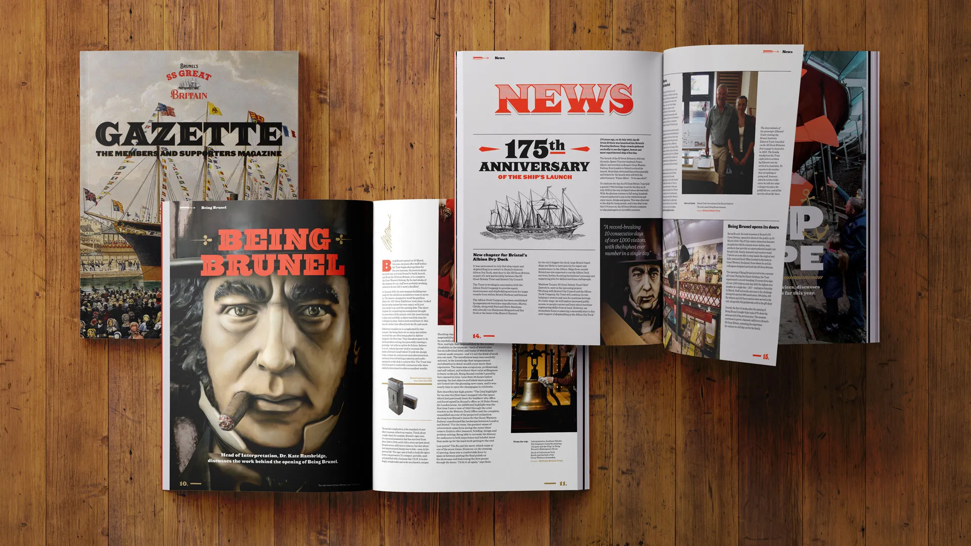 Example of work for Brunel’s SS Great Britain