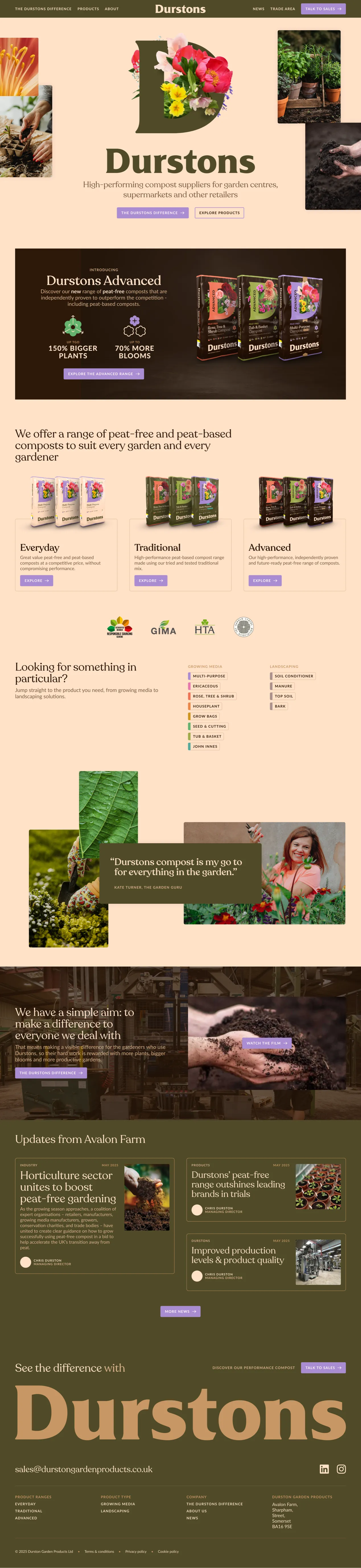 Example of work for Durstons