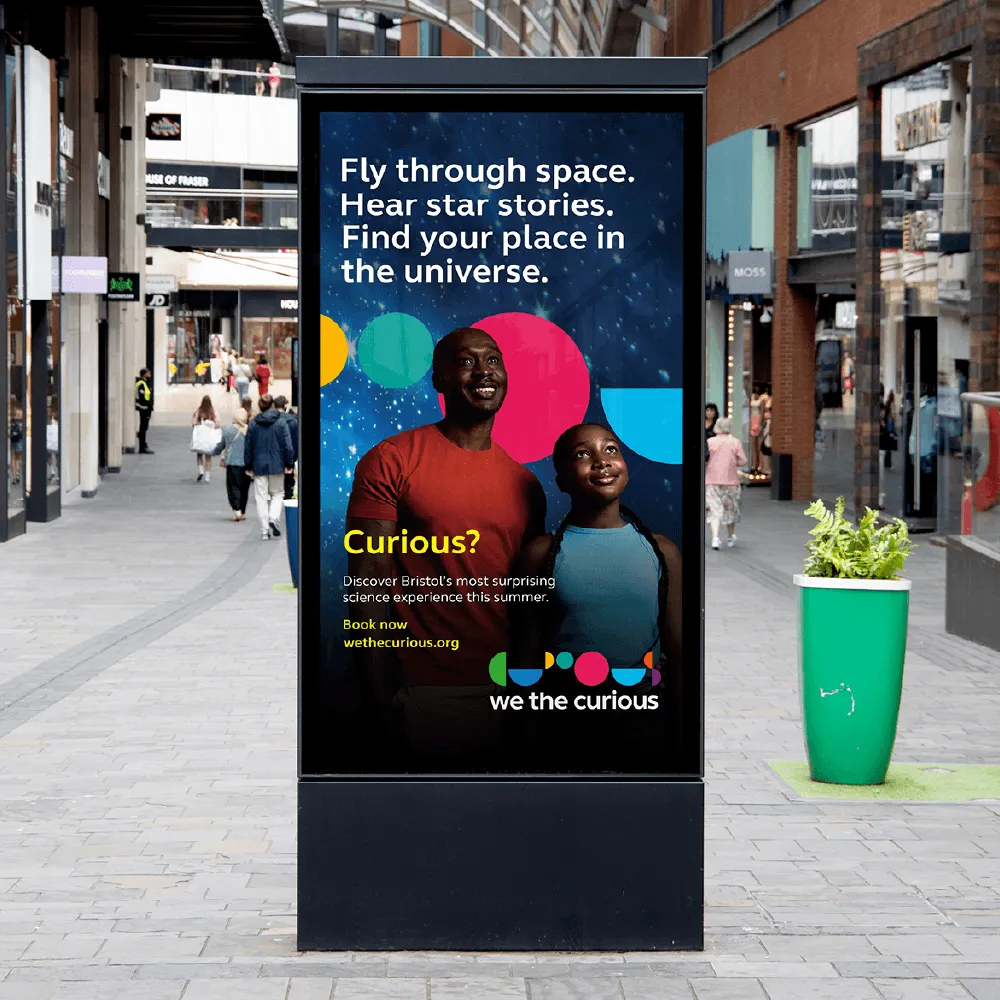 Image showcasing work for We The Curious